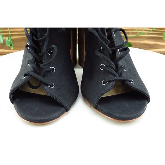 Jessica Simpson Women‎ Sz 7 M Black Pump Synthetic Shoes Tilory - Picture 2 of 11